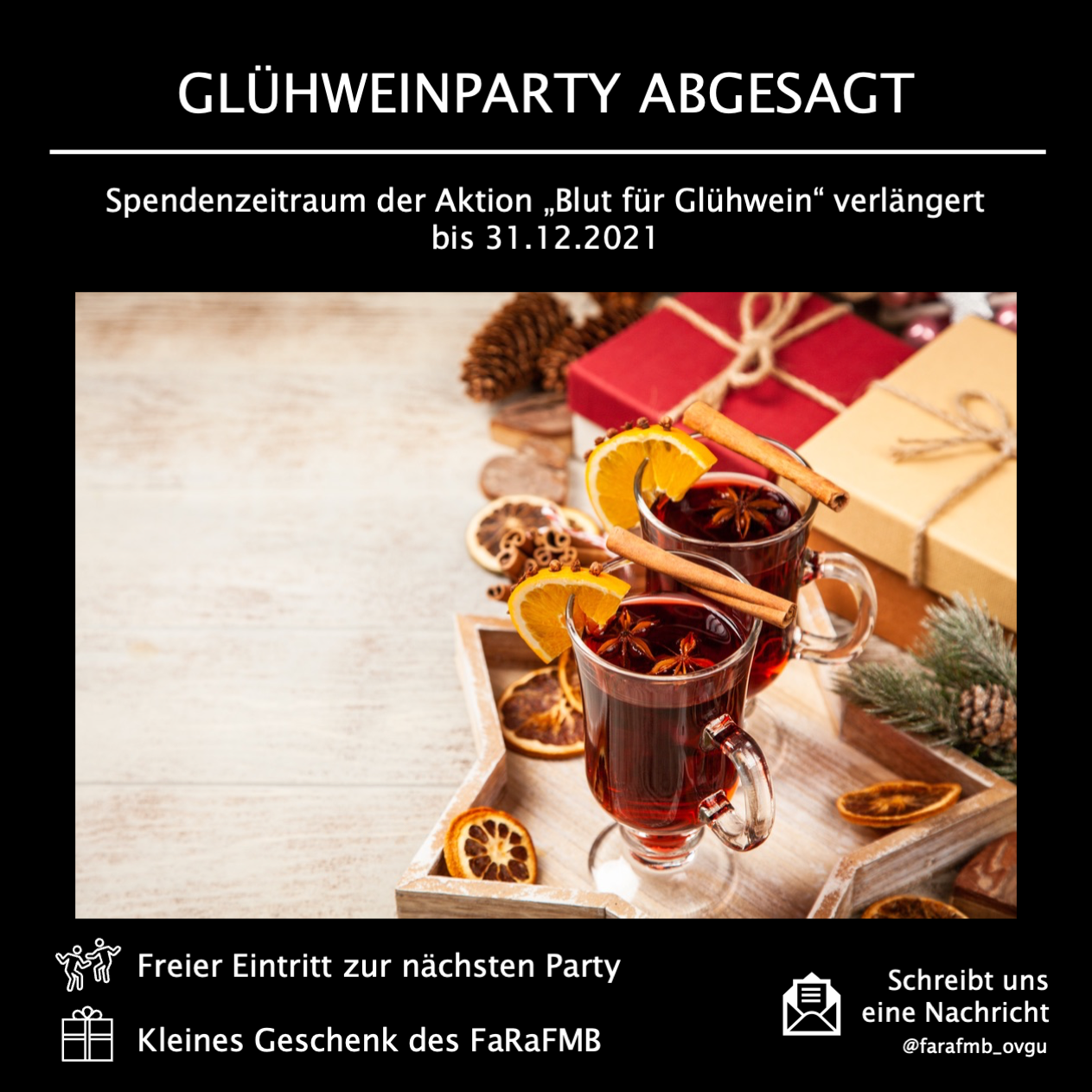 Glühweinparty Absage